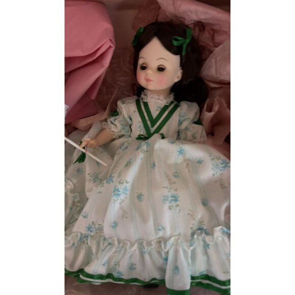 14" Scarlett  O’Hara -  #1591 by Madame Alexander - 1987 Lg Nib Doll Never Used - Picture 1 of 7